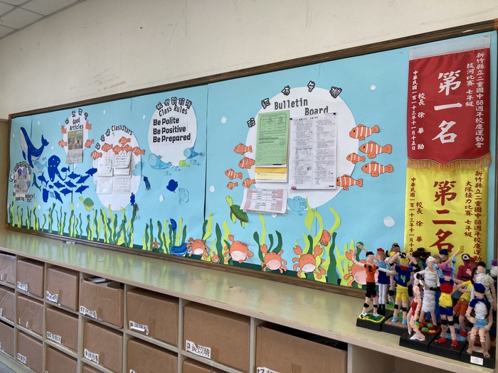本校114學年度第一學期教室佈置獲獎班級圖片